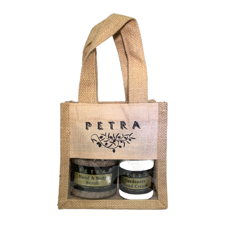Hand Skin Saver Gift Bag <br/>Hand Body Scrub & <br/>Gardeners Hand Cream - Image 2