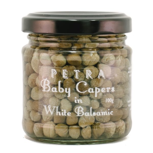 Petra Baby Capers in White Balsamic 100g