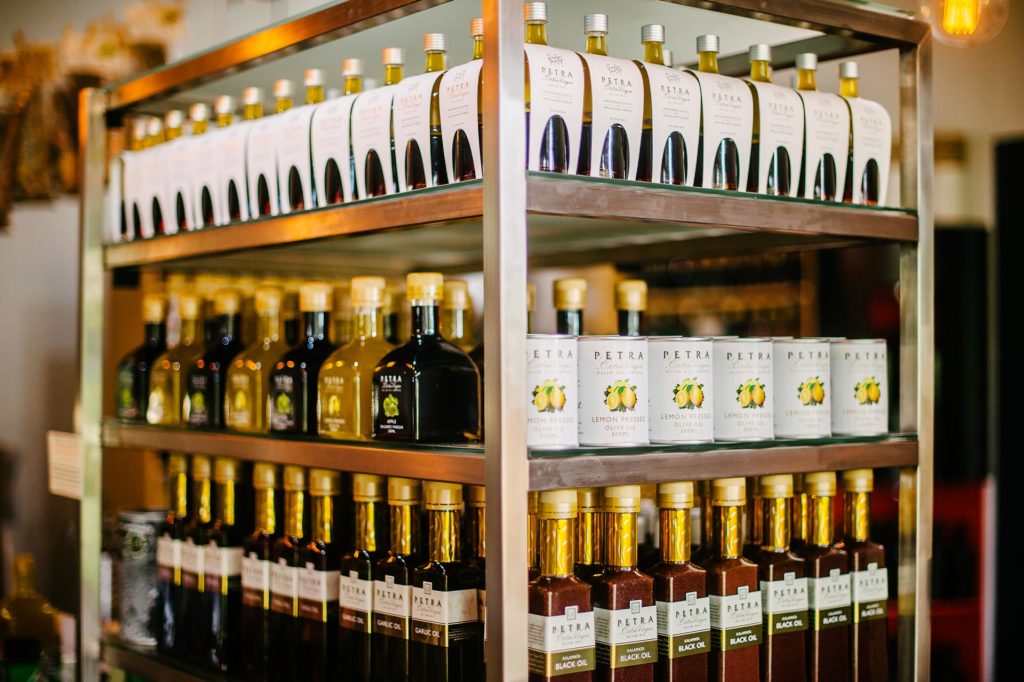 Petra Extra Virgin Olive Oil Estate Shop Tasting Room Flavoured Oils