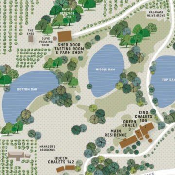 Petra Olive Oil Estate Site Map