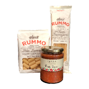 Pasta Sauce 500g & <br>Rummo Italian Pasta 500g