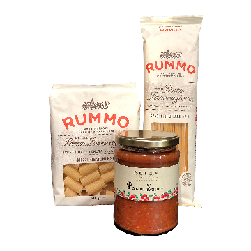 Pasta Sauce 500g & <br>Rummo Italian Pasta 500g