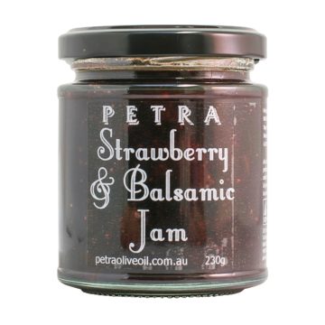 Petra Strawberry & Balsamic Vinegar Jam 220g